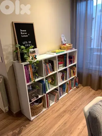 new boxes shelf