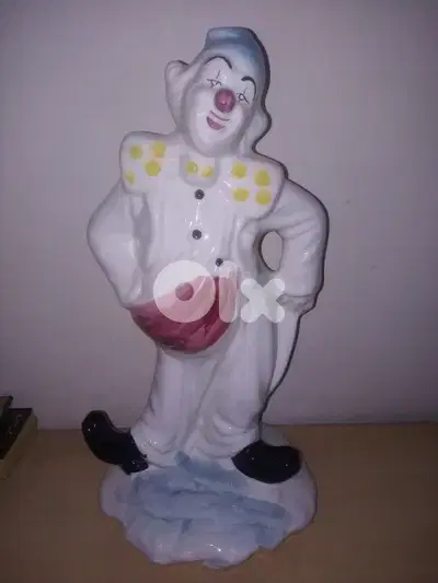 Ceramic clown 35 cm