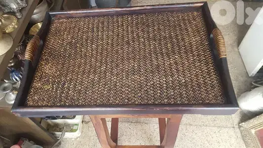 صنية خشب كبيرة روعة