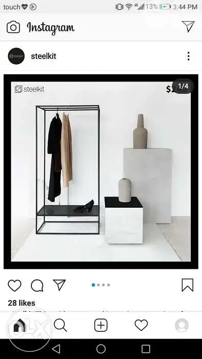 Clothes fashion stand