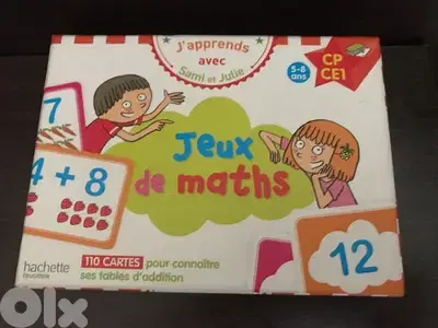 jeux educatifs de maths Librairie Antoine 5-8 years