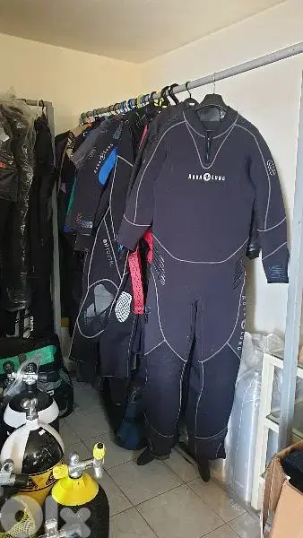 7mm  wet suit  aqualung  XXL