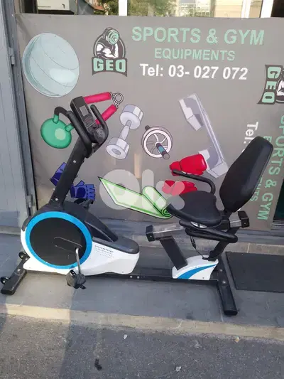 Lazy big  bike 150 kg 03027072 GEO مكنة كارديو لحرق الدهون وشد الارجل