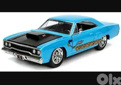 Plymouth Roadrunner (Wile,E Coyote) diecast car model 1:24