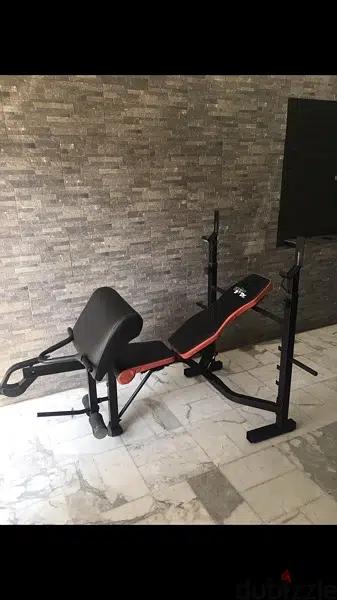 bench adjustable iron body like new heavy duty full body workout
