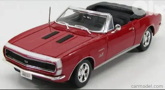 Camaro SS (1967) Convertible diecast car model 1:18.