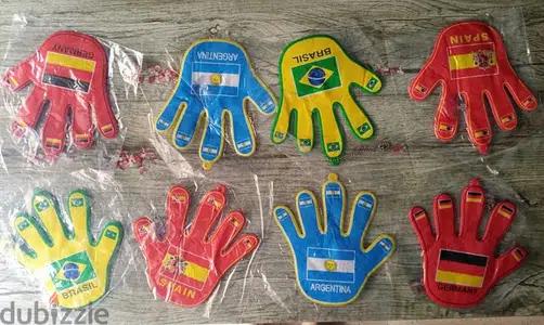 Mondial car keychain hangers