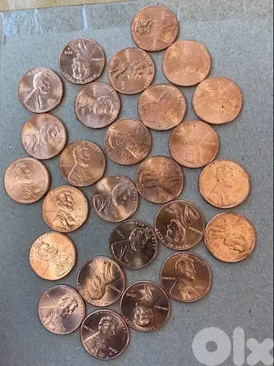 مجموعة الكاملة عملات سنت من ٢٠١١ حتى ٢٠٢٢ ٢٦ fقطعة صك مدن p&d