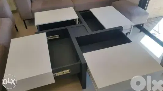 Drawers center table