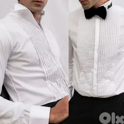 shirt Michelson London M to xxL pleated swing collar double cuff
