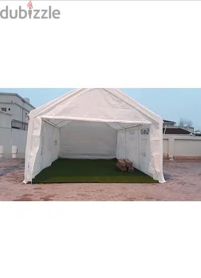 steel tent 6m x 4m with heavy duty cover. contact number : 70200356