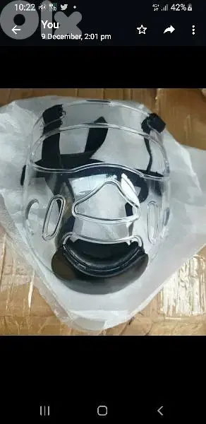 Taekwondo Mask for head gear M-L