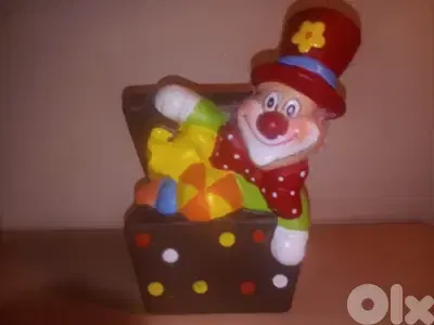 clown box porcelaine small moneykeeper