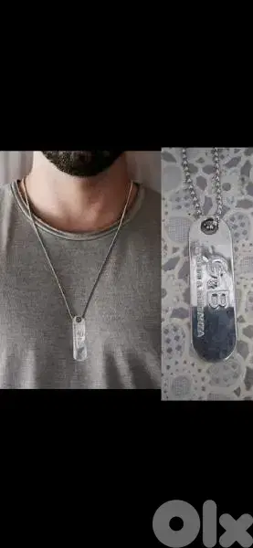 necklace G&B men stainless steel