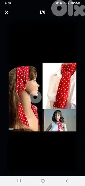 scarf only red 155cm long* 12cm width