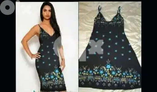 dress black lycra m to xxL