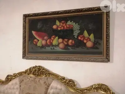 لوحة رسم زيتي من الروائع مميزة جدا انتيك قديم بسعر لقطة painting