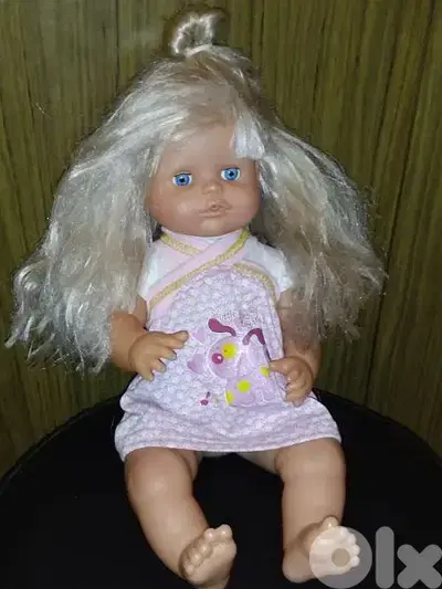 FAMOSA BIG BABY Girl dressed doll height 44 Cm Still very good=20$