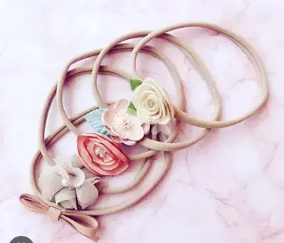 floral baby girl head bands