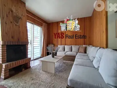 Ouyoun el Siman 100m2 + 90m2 Garden | Furnished | Rent | Faraya |