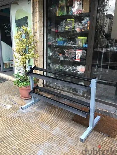 dumbells rack like new heavy duty very good quality