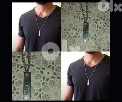 man necklace by Aldo stainless steel