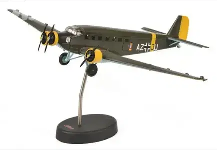 Junkers JU52/3M diecast model plane 1/72.