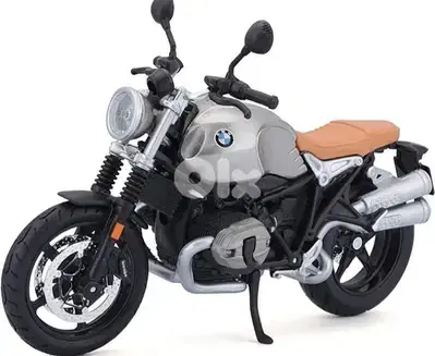 BMW R Nine T Scrambler diecast motorcycle model 1:12.