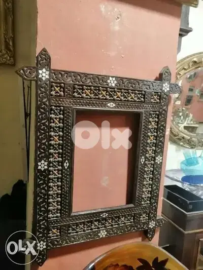 كادر اربسك شرقي قديم ولا اروع تنزيل صدف ناعم مميز للغاية روعة