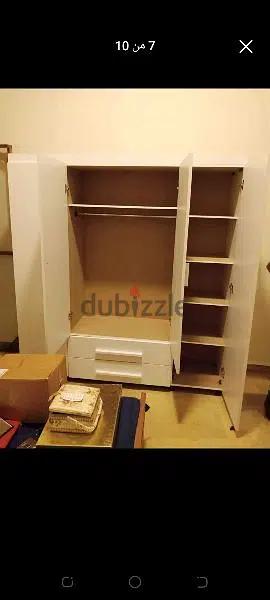 3-door wardrobe available in all colors and sizes