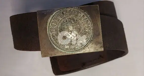 German Nazi Army forces " leatherbelt WW II
