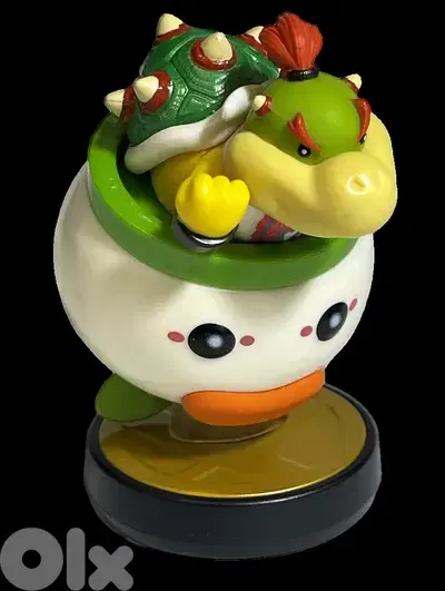 Super Smash Bros Bowser Jr & animal crossing amiibo loose