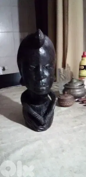wooden statue