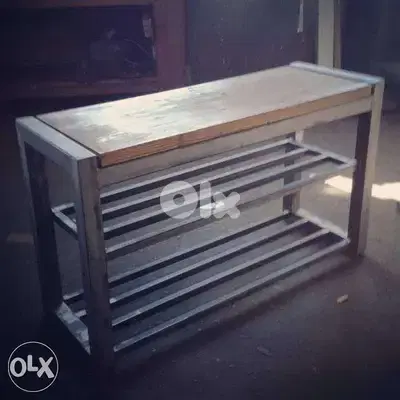 Industrial steel [ shoes rack ]
