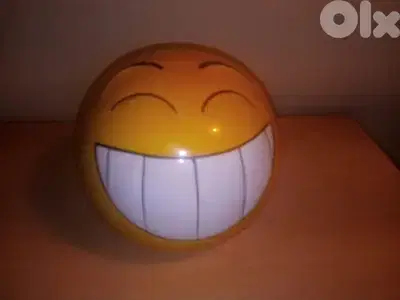 smiley face porcelain money bank