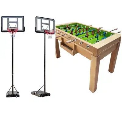 Basketball hoop + Babyfoot zayn wood