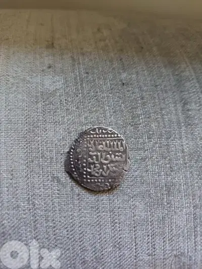 Ayyubid Silver Derhamدرهم ايوبي فضة للملك العادل عام  ٦١٥ هجري ١٢٠٠م