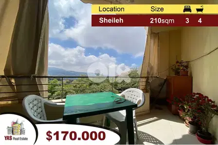 Sheileh 210m2 | Well Maintained | Luxury | Mountain View | EL
