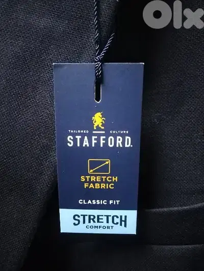 Stafford Blazer black size 48L XXL stretch comfort