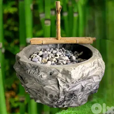 Concrete Bamboo Fountain