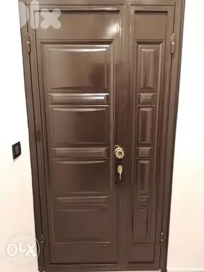 باب حديد درفتين ، تصنيع جميع الابواب