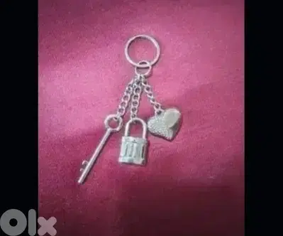 keychain heart key lock copy Hermes box +2$