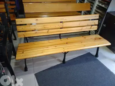 wood bench x1