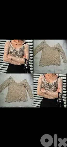 top dentelle kella gold nude s to xxL