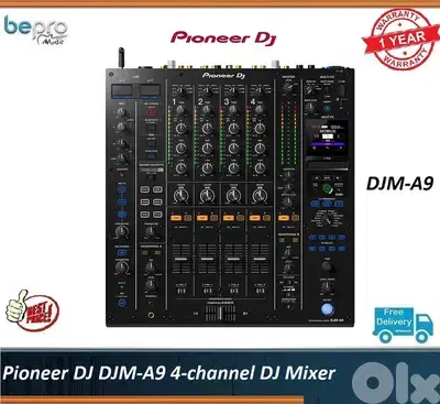 Pioneer DJ DJM-A9 4-channel DJ Mixer, Warranty 1 year