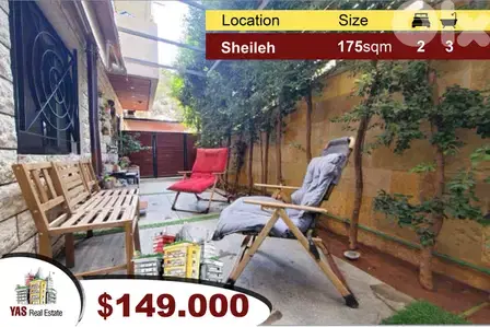 Sheileh 175m2 | 60m2 Terrace | Super Luxury | Perfect Condition |TO