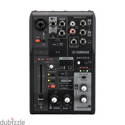 Yamaha AG03 Mk2 3-channel Mixer and USB Audio Interface