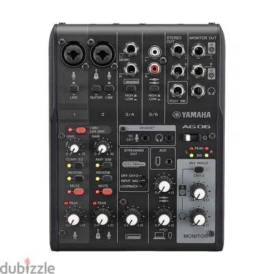 Yamaha AG06 Mk2 6-channel Mixer and USB Audio Interface