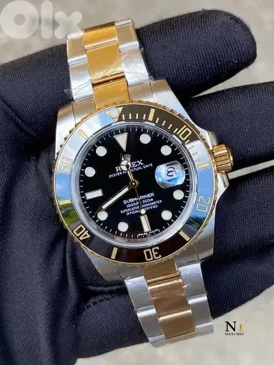 Rolex Submariner Two Tone Gold