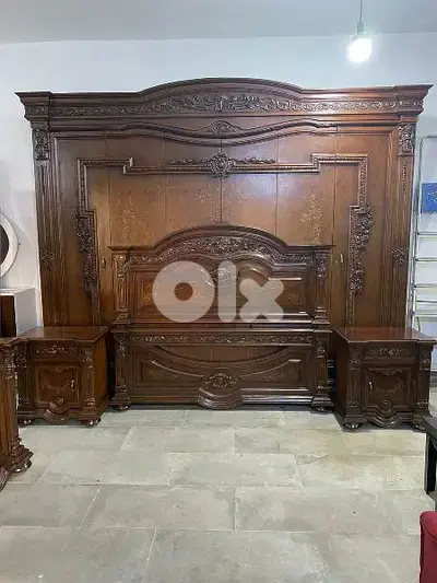 أوضة نوم مصرية حفر خشب زان